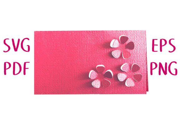 3D Plum Blossom Place Card