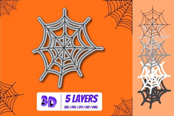 3D Spiderwab SVG
