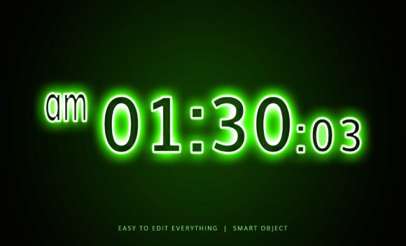 Digital Clock Neon Style 3d Text Effect: A Comprehensive Evaluation for Modern Design Projects