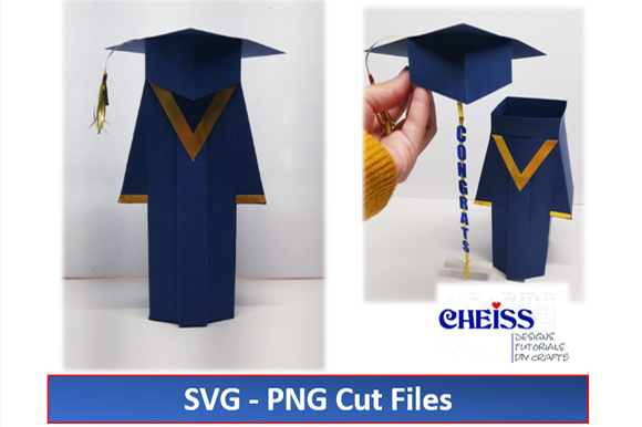 elevating the graduation gifting experience with a 3D graduation gift box svg