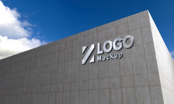 Evaluating the Steel Logo Mockup 3D Sign Façade for Professional Brand Presentation